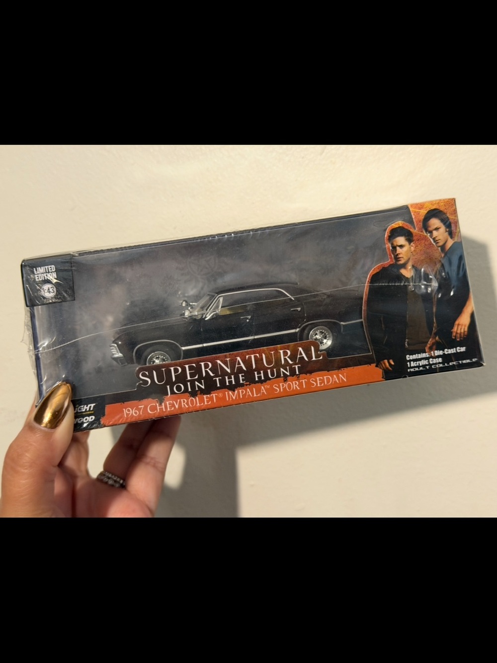 '67 Chevrolet Impala Sport Sedan Supernatural Model - Black 1/43 Collectible
